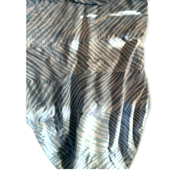 Lauren Ralph Lauren Light Blue/White Stripe One Piece Bathing Suit Swimsuit-Sz 8 - Picture 6 of 9